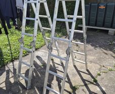 2 multi purpose ladders