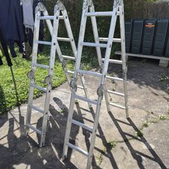 2 multi purpose ladders