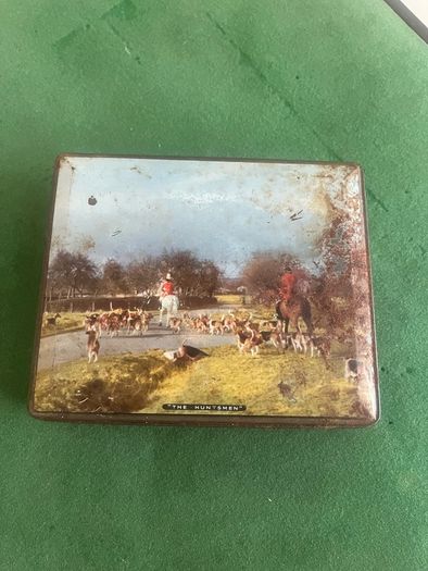 Vintage The Huntsman Advertising Tin