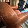Brown leather armchair- Very comfortable! Image 3
