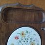 Vintage wooden tray. Image 2