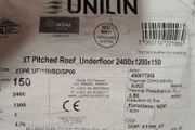 75mm/150mm PIR underfloor insulation 8x4 foil