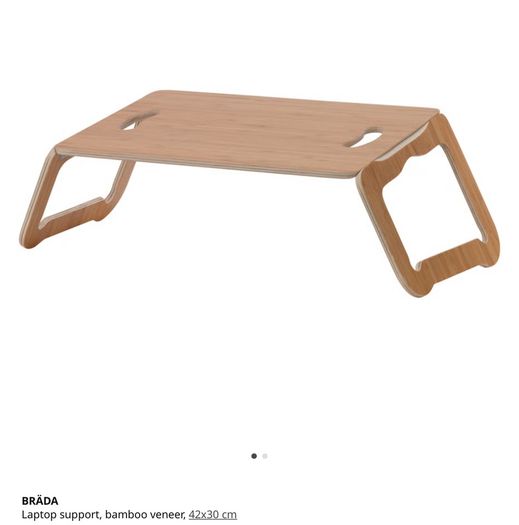 IKEA BRADA Bamboo Laptop Support Stand
