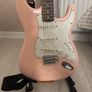 Squire Stratocaster Shell Pink Electric Guitar Image 2