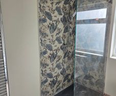 Shower glass panel