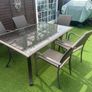 Rattan Garden table and chairs Image 2
