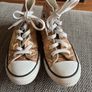 UK 13 gold converse Image 4