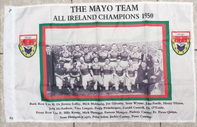 Mayo Team 1950 GAA flag.
