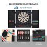 Electronic Dartboard Set, 27 Games Modes and 202 Variations, LED & 12 Soft Tip Darts and Cabinet to Storage, Ready-to-Play Multi-Game Option Darts Machine Image 4