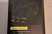 3 in 1 Adapter.  Type C Connection