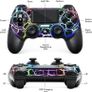 AceGamer Wireless Controller for PS4 Game Compatible with PS4/Pro/PC with Motion Motors and Audio Function,Mini LED Indicator,USB Cable and Anti-Slip Image 2
