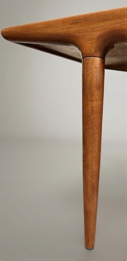 Exquisite Danish Teak Coffee Table Attributed to Johannes Andersen
