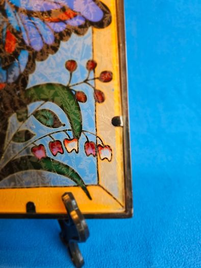 Tiffany Style Stained Glass Butterfly Panel - Window Hanging / Suncatcher  , window decoration
