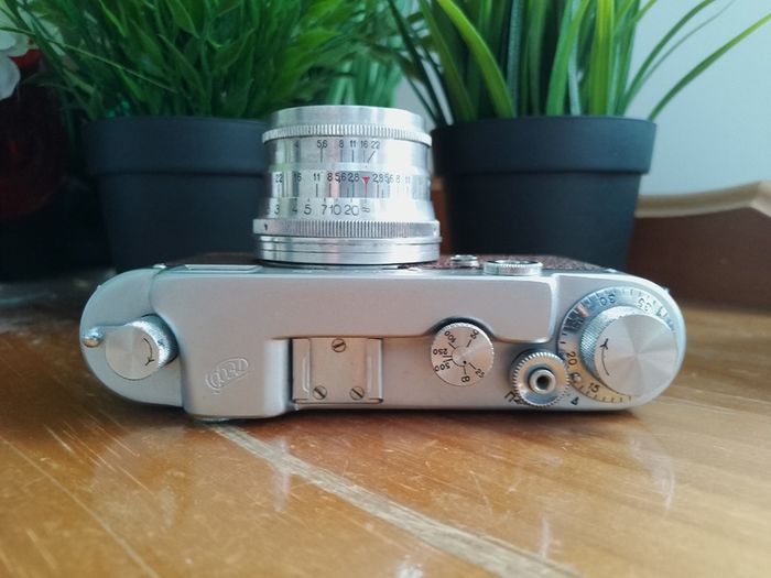 FED-2 Vintage 35mm Film Camera, Red Body, M39 Leica Mount, EXC Condition, Refurbished CLAD Fully working Camera, Manual Optic, 377613