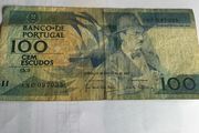 Old Portugal Banknote 100 Escudos