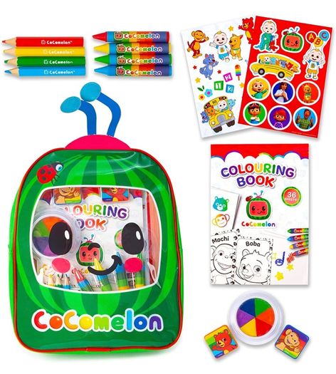 Arts and Crafts Backpack - Childrens Backpacks Backpack - Kids Activity Packs Colouring Book - Travel Activity Packs for Kids