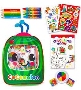 Arts and Crafts Backpack - Childrens Backpacks Backpack - Kids Activity Packs Colouring Book - Travel Activity Packs for Kids