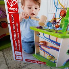 Hape Country Critters Wooden Activity Cube