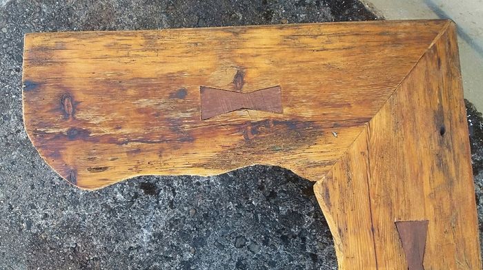 NEW Rustic Driftwood Corner Shelf Piece