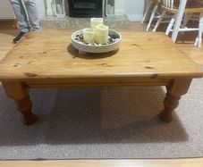 Solid Oak Coffee Table