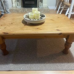 Solid Oak Coffee Table