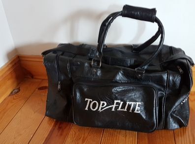 Leather Top Flite Holdall Duffle Sports Bag