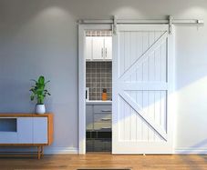 White Sliding Door Kit