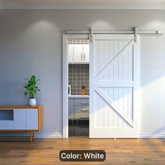 White Sliding Door Kit