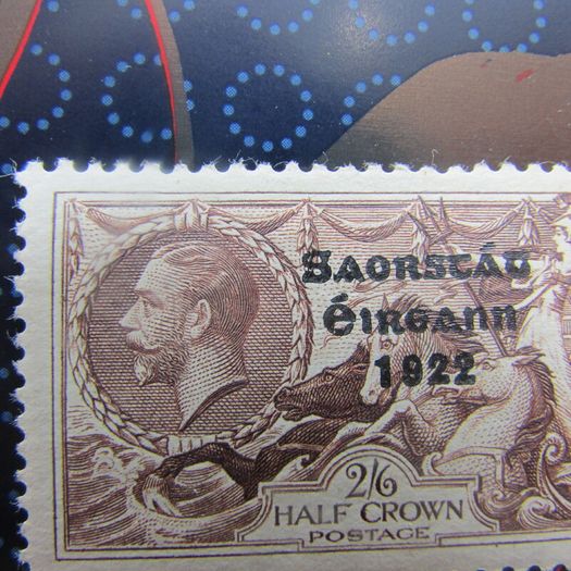Irish Free State Definitive Stamp. 1922,2/6.1935 Waterlow Re-Engraved. Halfcrown Overprint,Mint hinged.