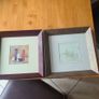 2 X Fabolous Recessed Framed Prints. 1 X Veronique Mansaret 14x14 Cm. I X Gibriella Benevlenza 14x14cm.both Framed By Roy Edwards Fine Art. See Photos For Same. Image 8