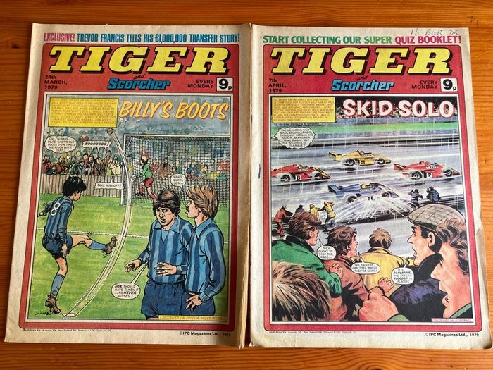 Comics: 'Tiger and Scorcher' 1979 (28 magazines)