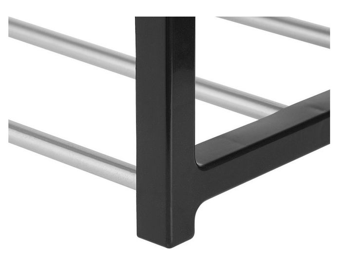 New Light Stable 4 Tier Shoe Rack Black Amazing Cabinet 8 Pairs Shoes #1257