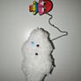 Pop Mart CryBaby Crying Again Series - Love is Love Plush Badge / Pin Image 3