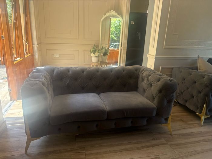 grey 3-2 sofa for sale