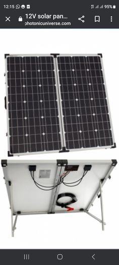 Portable Folding 150W Solar Panel.