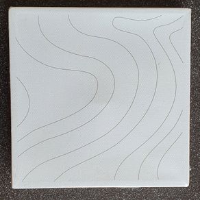 New - A Lovely Canvas Cube Picture 8x8inch plus New Paint Pots - #
