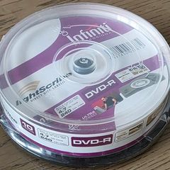 x10 DVD-R Lightscribe Infiniti Professional Ultra Speed Recordable