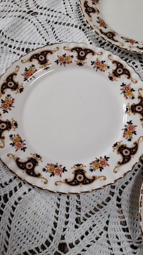 Vintage "Balmoral " bone china salad plates