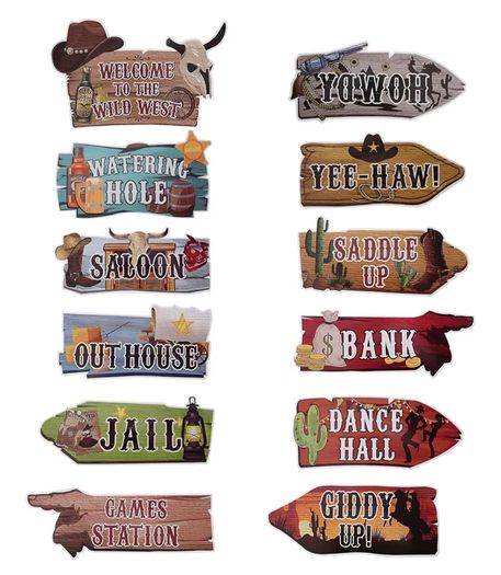 Cowgirl theme party decorations