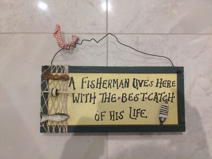 Fisherman sign