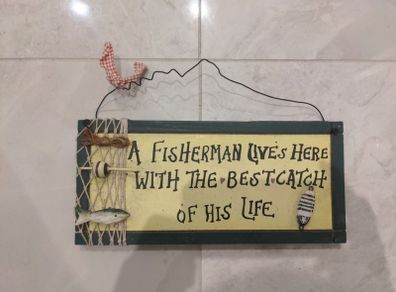 Fisherman sign