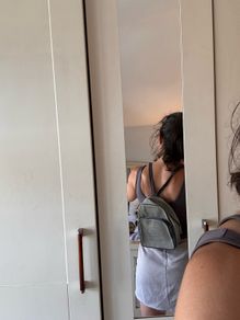 Lacoste grey backbag