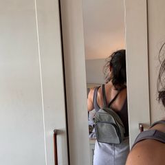 Lacoste grey backbag