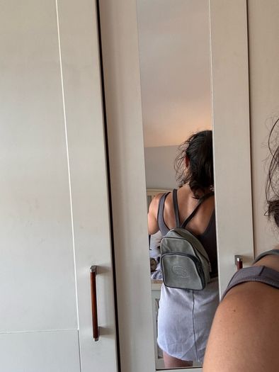 Lacoste grey backbag