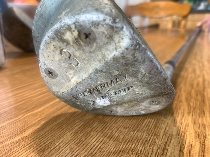Set of golf clubs