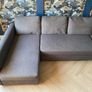 Used IKEA FRIHETEN Corner Sofa Bed with Under Seat Storage  Dark Grey Image 3