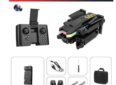 BRAND NEW Mini Drone 4K HD Dual Cameras FPV Air Pressure Fixed Altitude LED Light RC Quadcopter Helicopter Gifts Boys Toys