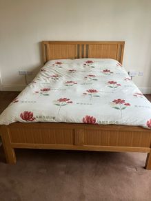 king size bed with mattress