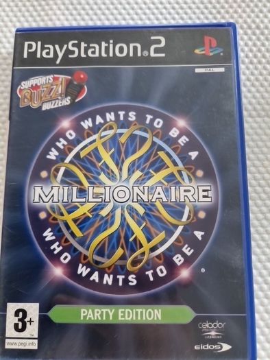 Buzz Who wants to be a Millionaire Party Edition PlayStation2 Ps2 Games Original