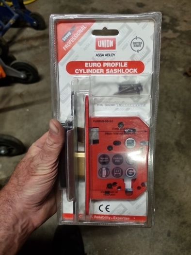 UNION StrongBOLT Euro Profile Cylinder Mortice Sashlock